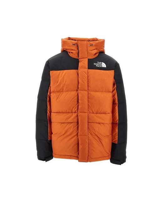 The North Face Orange Himalayan Down Parka for men