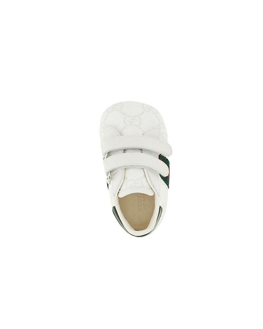 Gucci Multicolor Gg Supreme Shoes With Web Detail Kids for men