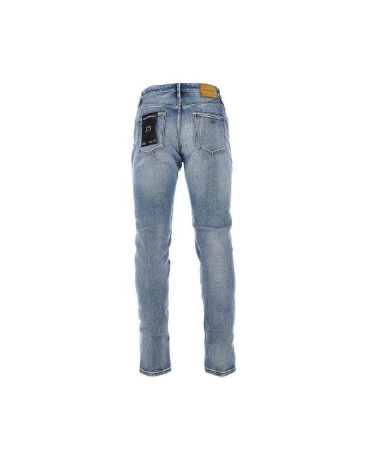 Emporio Armani Blue Slim Fit J75 Jeans for men