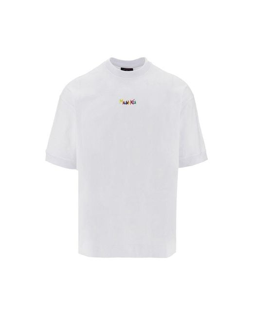 Mauna Kea White 'Heritage Logo' Oversized T-Shirt for men