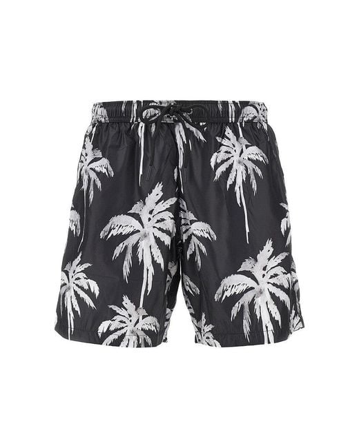 Mauna Kea Gray Printed Swimshorts for men