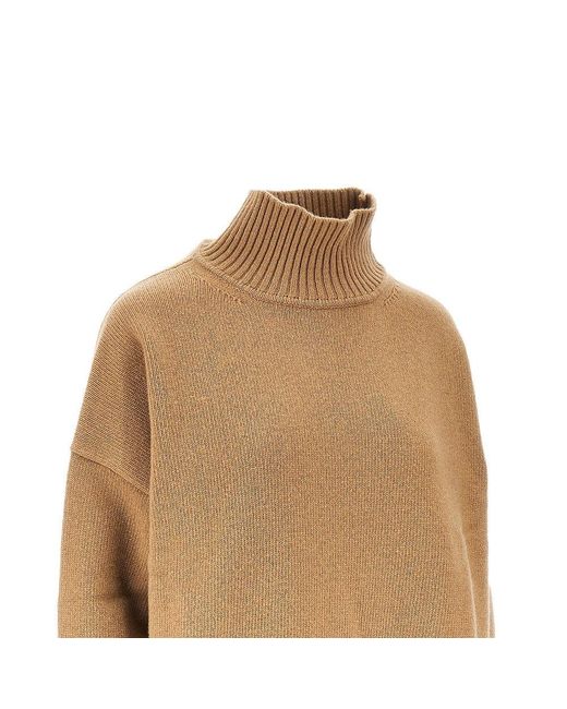 Weekend by Maxmara Natural Virgin Wool Knitted Sweater