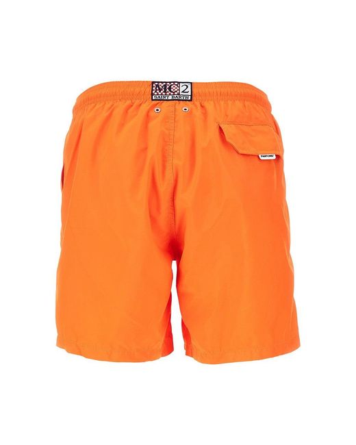 Bermuda Mare Edizione Speciale Pantone Uomo di Mc2 Saint Barth in Orange da Uomo