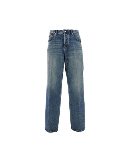 Emporio Armani Blue Loose Fit J74 Jeans for men