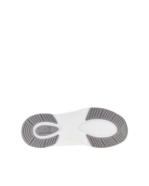 EA7 White 'Infinity Venom' Sneakers for men