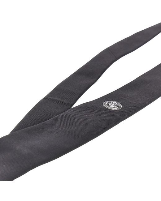 Versace Black Silk Necktie for men