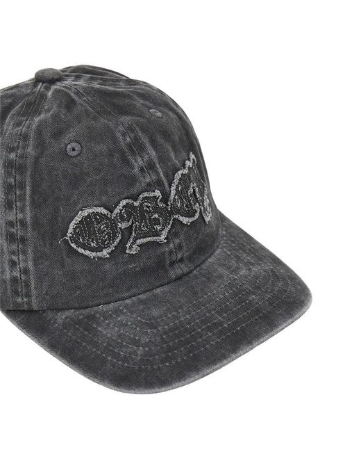 Cappello Baseball Pigment Static di Obey in Gray da Uomo