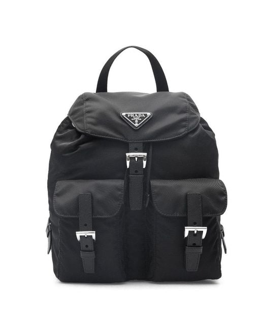 Prada Black Small Re-Nylon Backpack