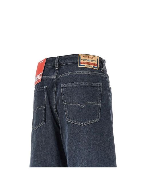 DIESEL Blue '1996 D-Sire' Wide-Leg Jeans
