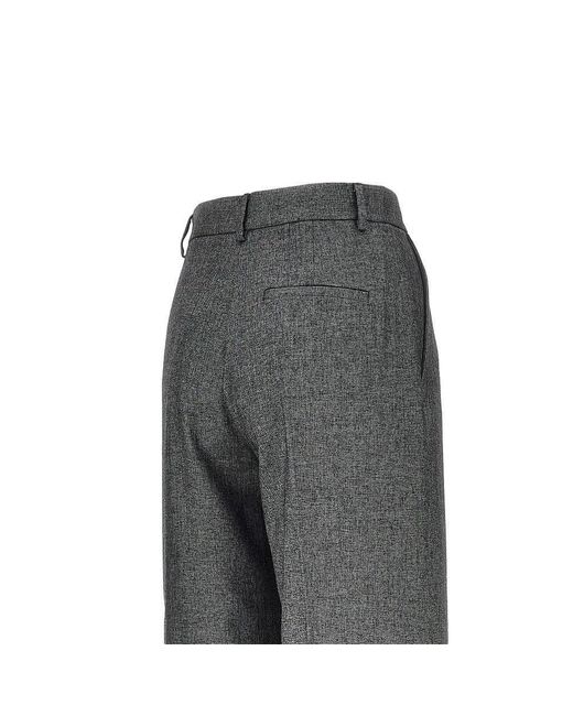 ANDAMANE Gray 'Nathalie' Mouliné Knitting Pants