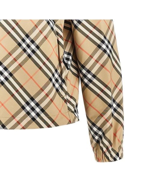 Burberry Natural Check Nylon Jacket