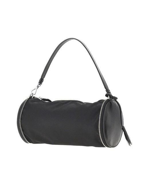 Prada Black Re-Nylon And Leather Foldable Mini Bag