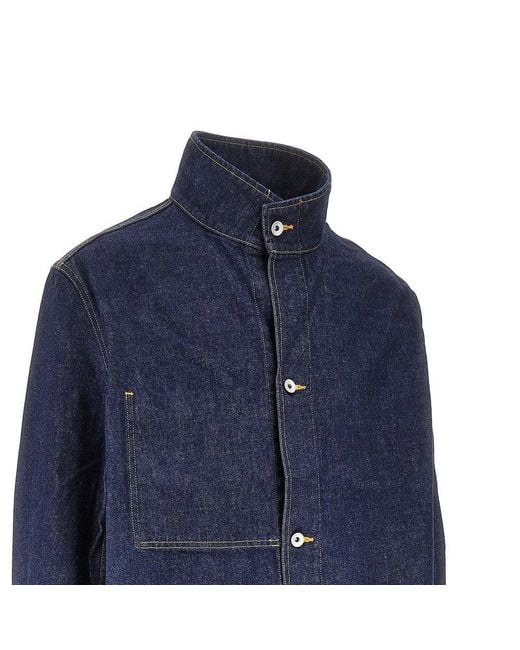 Studio Nicholson Blue Japanese Denim District Jacket for men
