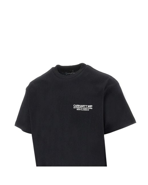 Carhartt Black 'Sean Hamilton 03' Cotton T-Shirt for men