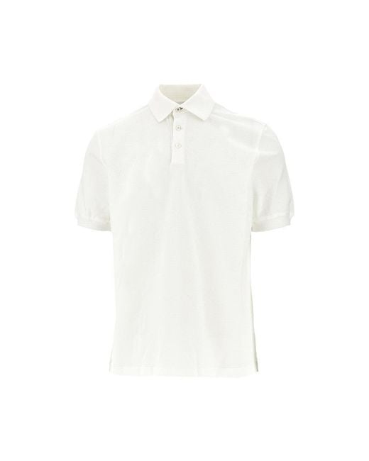 Polo di Brunello Cucinelli in White da Uomo