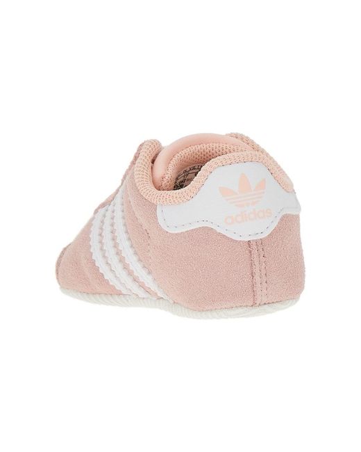 Adidas Originals Pink Gazelle Crib Sneakers Kids