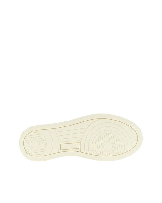 Autry White Suede And Leather Medalist Low Sneakers