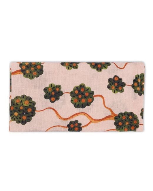 LaDoubleJ Red Patterned Napkin Set