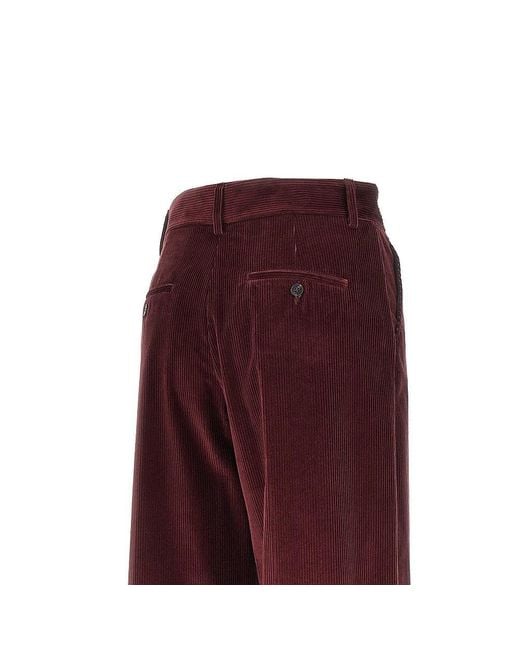 Weekend by Maxmara Red Corduroy Pants