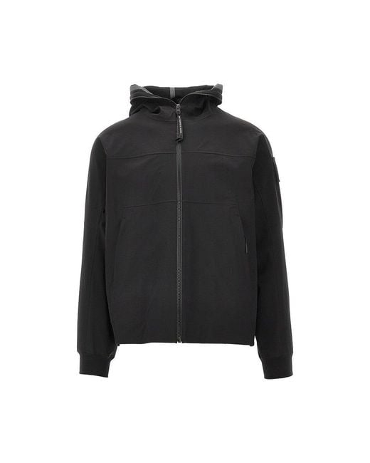 C P Company Black 'Metropolis Series' Metroshell Jacket for men