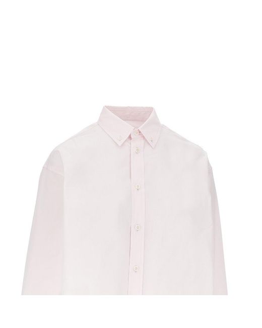 Phoebe Philo White Cotton Poplin Shirt