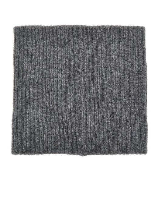 Emporio Armani Gray Wool And Cashmere Neck Warmer for men
