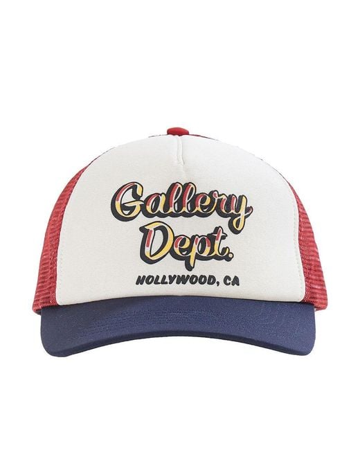 GALLERY DEPT. White Local Trucker Hat for men