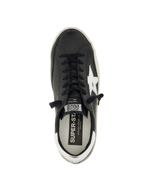 Golden Goose Deluxe Brand Brown 'Super-Star' Leather Sneakers for men