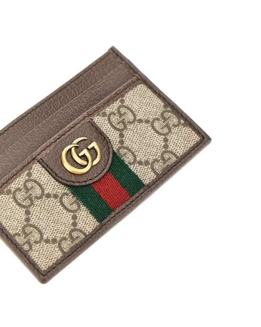 Gucci Metallic 'Ophidia' Cardholder for men