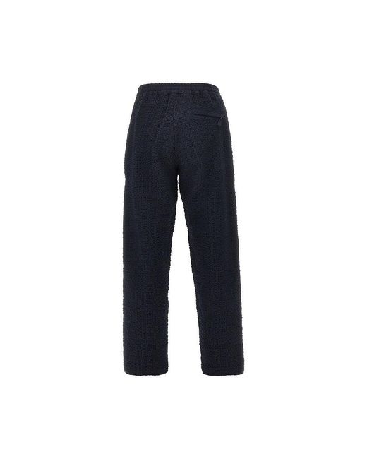 Wax London Blue 'Tyne' Seersucker Pants for men
