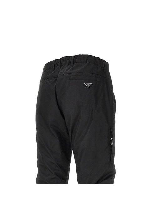 Prada Black Re-Nylon Pants for men