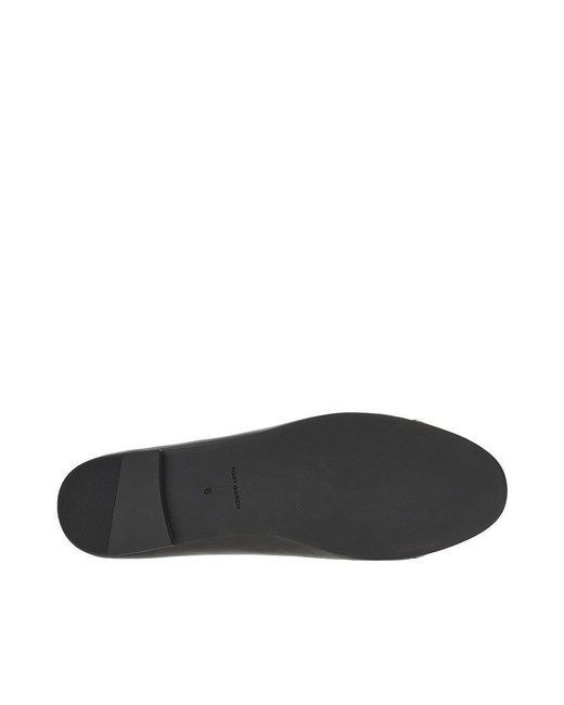 Tory Burch Blue 'Charlie' Nappa Leather Ballerinas
