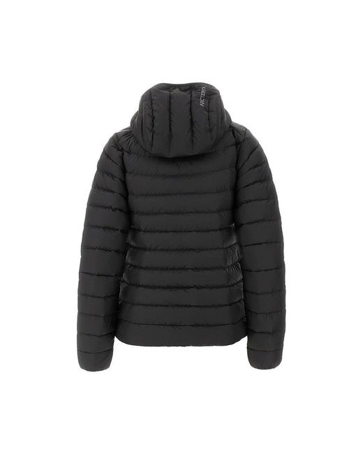 Arc'teryx Black 'Cerium' Hooded Down Jacket