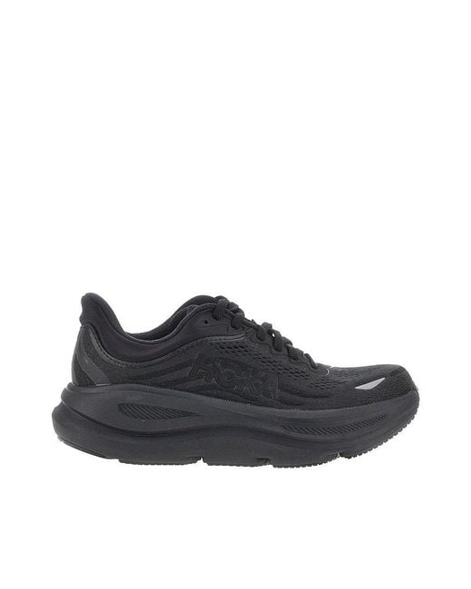 Hoka One One Black 'Bondi 9' Sneakers