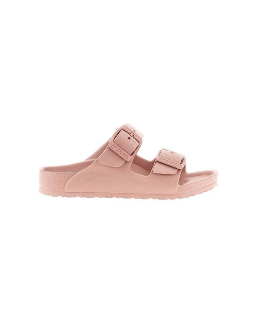 Birkenstock Pink 'Arizona' Eva Slides Kids