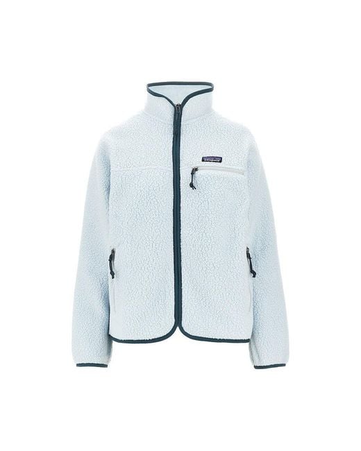 Patagonia Blue 'Retro' Fleece Jacket