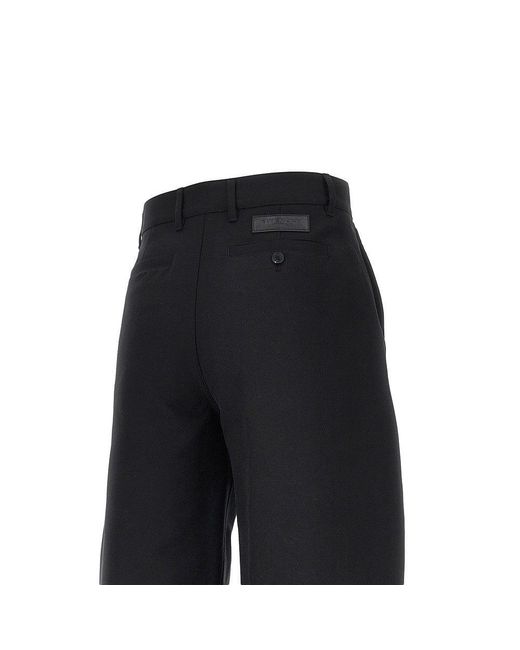 Givenchy Black Couture Seam Cotton Pants for men