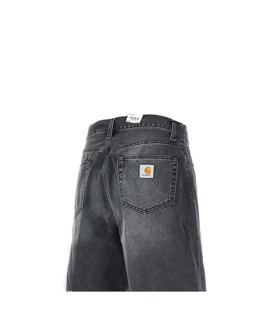 Carhartt Gray 'Landon' Denim Shorts for men