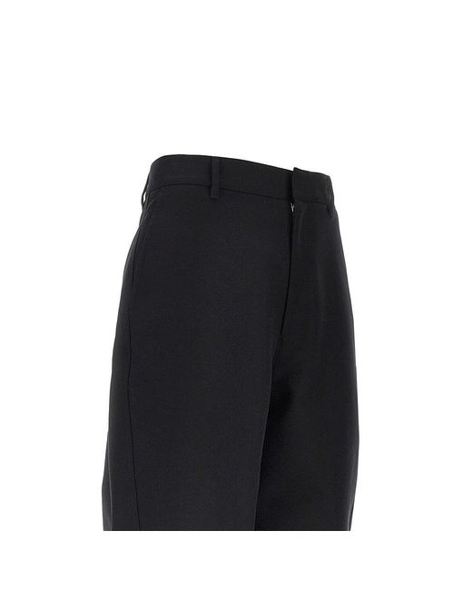 Givenchy Black Couture Seam Cotton Pants for men