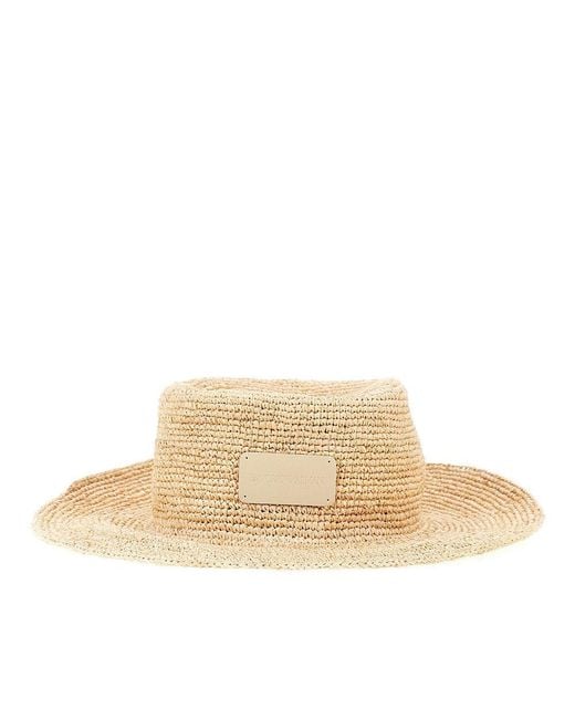 Emporio Armani Natural Raffia Hat