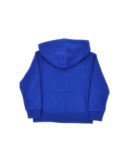 Ralph Lauren Blue Hoodie With Embroidered Logo Kids for men