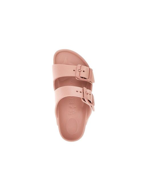 Birkenstock Pink 'Arizona' Eva Slides Kids