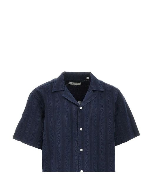 Camicia di Forét in Blue da Uomo