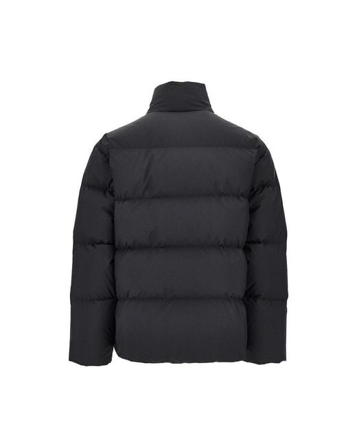 Saint Laurent Black Quilted And Padded Nylon Downjacket for men
