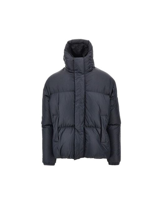 Herno Blue Hodded Down Jacket for men