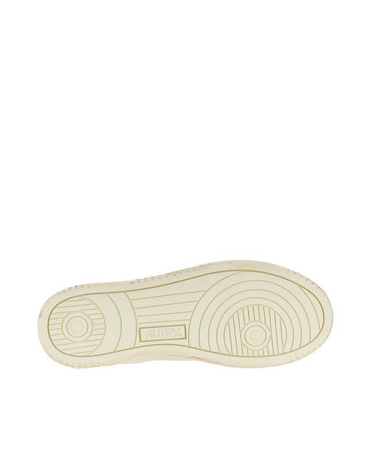 Autry Natural Super Vintage Medalist Low Sneakers for men