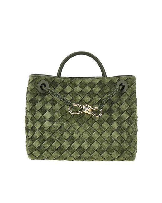 Bottega Veneta Green Small 'Andiamo' Bag