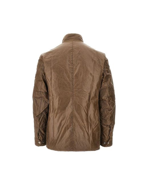 Barbour Brown 'Duke' Waxed Cotton Jacket for men