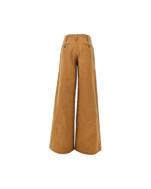 Pantalone Ampio di Chloé in Natural