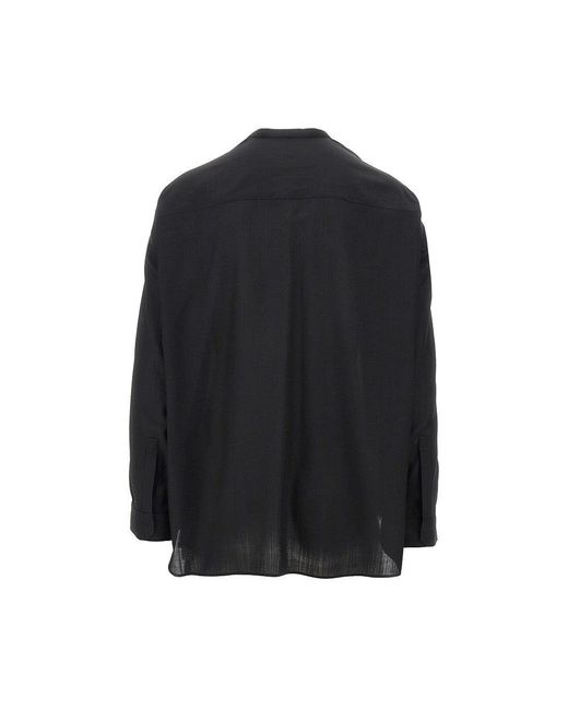 Camicia 'Lido Larry' Uomo di Rick Owens in Black da Uomo